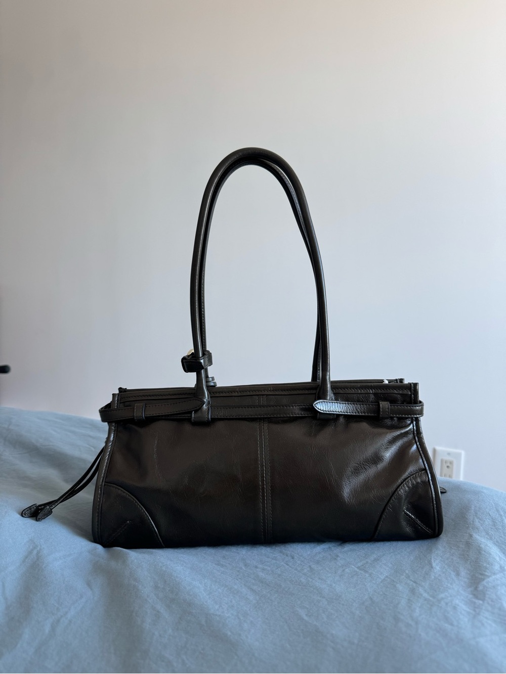 **Brand New with Tags** Prada Medium Bonnie in Forest/Selva, Gold Hardware - Picture 2 of 10